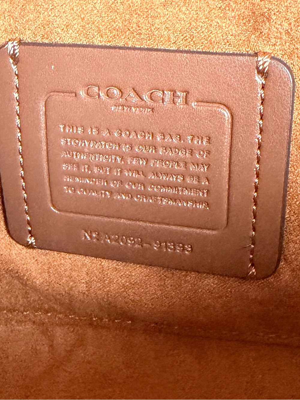 Coach Georgie color block 2 way pebbled leather bag - Picture 9 of 10